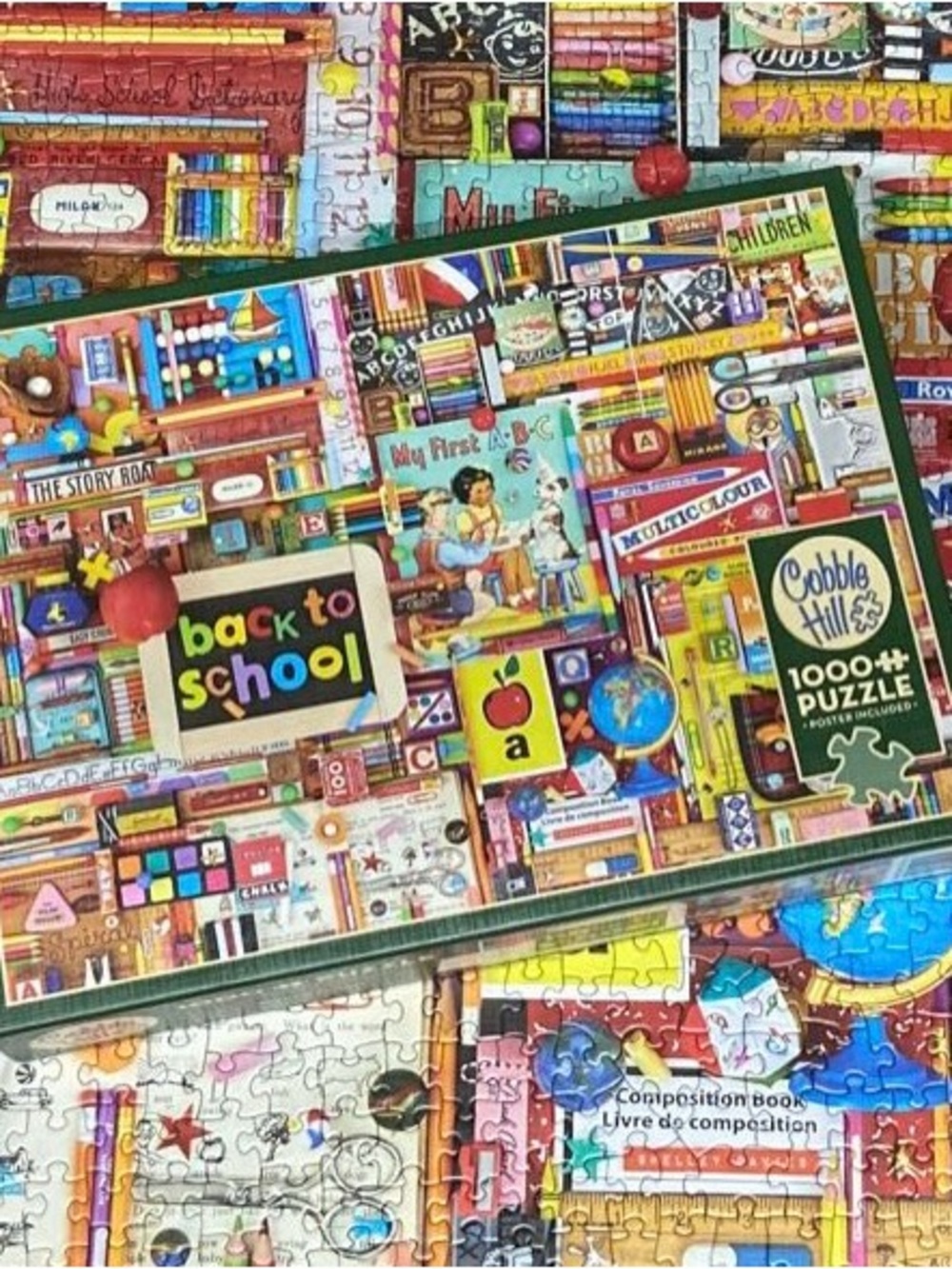Cobble Hill Back to School 1000 Piece Puzzle